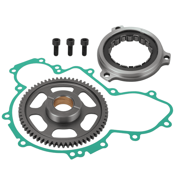 M MATI Starter One Way Clutch Idler Gear Gasket Kit for Polaris RZR 900 XP 2011-2012