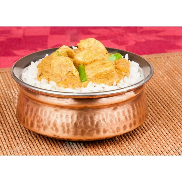 Copper serving dishes indian online