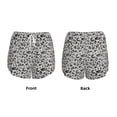 thumbnail image 3 of KLL Wild Animal Leopard Print Pattern Shorts Women,Athletic Shorts High Waisted Running Shorts Pocket Sporty Short Gym Elastic Workout Shorts-Small, 3 of 7
