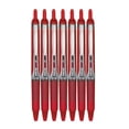 thumbnail image 1 of Stylos à Bille Roulante Rétractables Pilot Precise V5 RT, Pointe Extra Fine (.5mm), Encre Rouge, Lot de 7; Prise Confortable Haut de Gamme, Ensemble avec Pochette Réutilisable en Plastique, 1 of 4