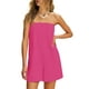 thumbnail image 5 of Pantalón corto sin tirantes ReachMe para mujer, rosa intenso, con bolsillos, 5 of 6