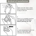 thumbnail image 4 of 2 Pcs Window Hardware Rod Holders Curtain Rod Bracket Holder Universal Plastic Self-Adhesive Wall Mount Holder for Curtain Rod, 4 of 11