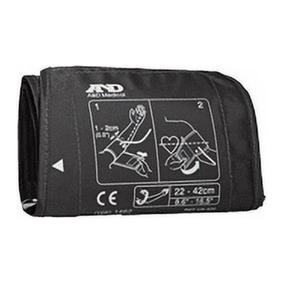 A&D Medical Replacement Wide Range Blood Pressure Cuff, Fits 8.6" to 16.5" Arms