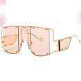 thumbnail image 2 of EeaseMX 1 pieza de gafas de sol punk con forma creativa, gafas decorativas para fiesta, accesorio de fotos de moda (champán dorado), 2 of 7