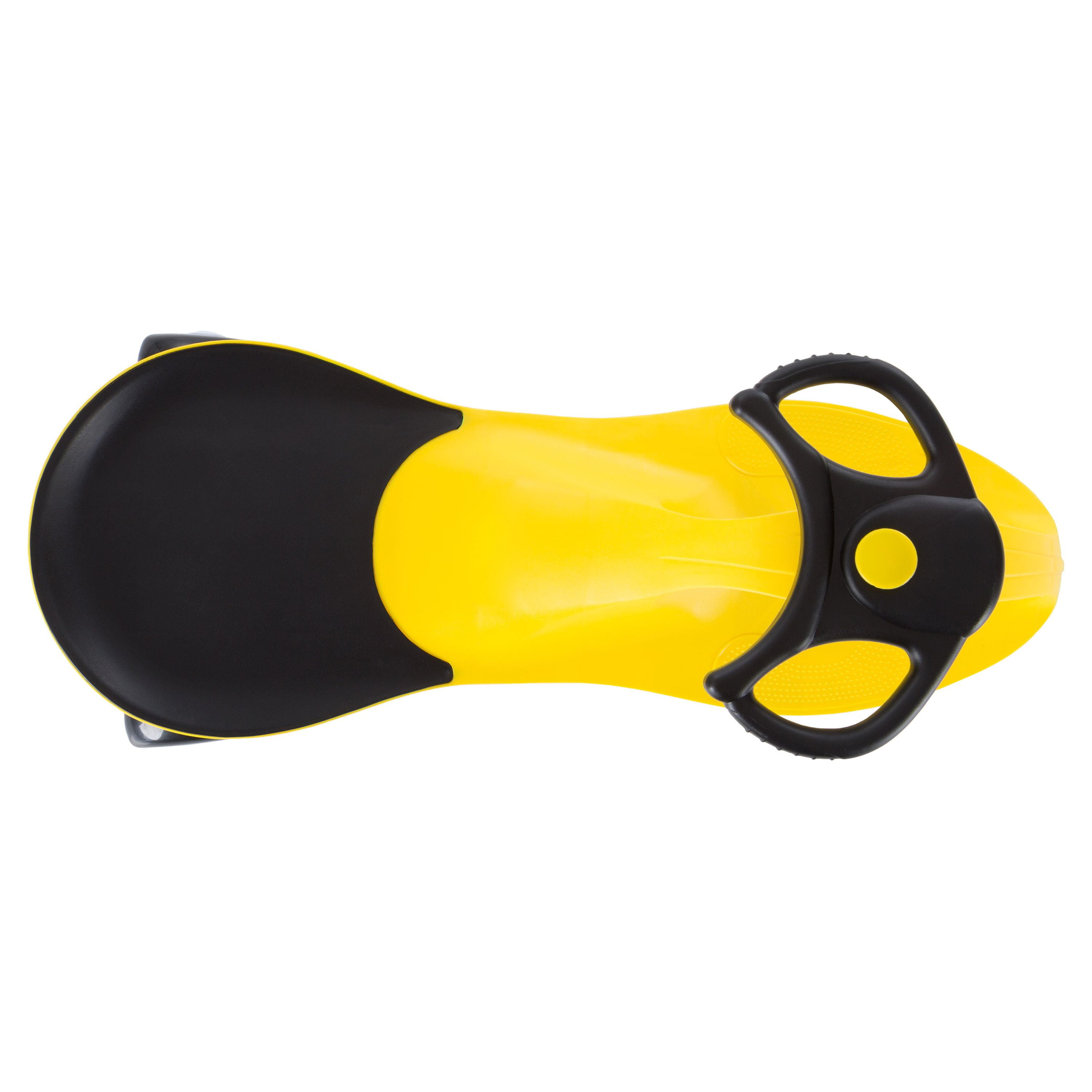 Lil’ Rider Wiggle Car for Ages 3 and Up - Twist, Wiggle, and Go (Yellow)