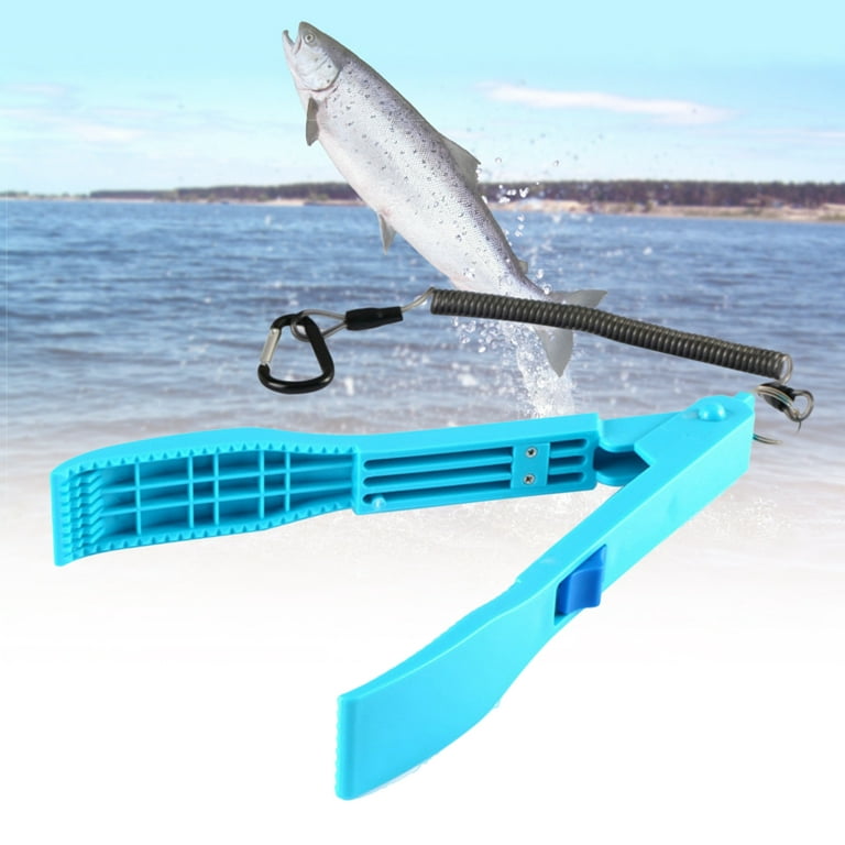 Cheers.US Fish Gripper Grabber Grip Tool ABS Engineering Plastics Fish  Holder Fishing Tool with Extended Edition Handle Fishing Gifts for Men  Fishing Gear 