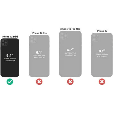 LifeProof - NËXT Series Carrying Case for Apple® iPhone® 12 mini - Black Crystal