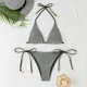 thumbnail image 4 of Trajes de Baño para Mujeres Sexy Tubo de Color Sólido Correa Superior Bikini, Traje de Baño Dividido para la Playa Y la Piscina, 4 of 9