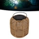 thumbnail image 1 of Linterna Solar Al Aire Libre, Interruptor De Botón De 300 MAh, Lámpara Solar Colgante De Jardín, Luz Cálida De Ratán De Plástico De Hierro, Impermeable Para Patio, 1 of 7