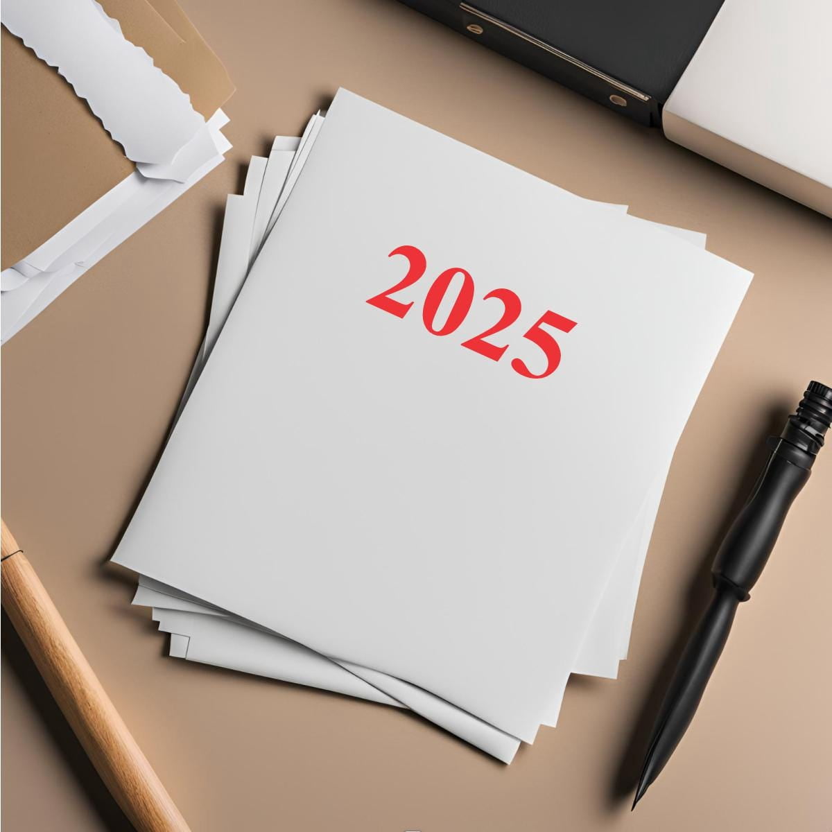 2025 Self-Inking Stamp – Durable, Easy to Use, High-Quality for Documents, Projects & Events