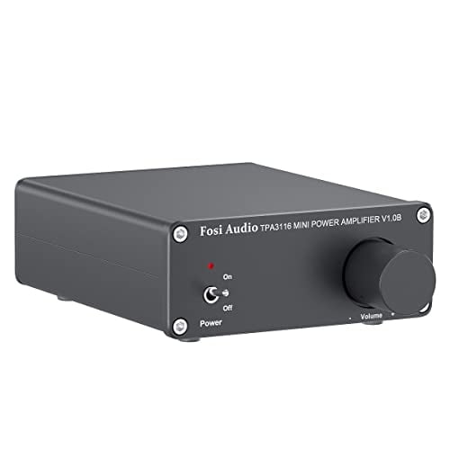 Amplificador Estéreo Fosi Audio V1.0B 2 Canales TPA3116 50W x 2 Fuente 19V 4.74A