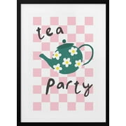 Tea Party Framed Art Modern Wall Decor
