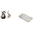 thumbnail image 1 of Figuras De Cisne, Escultura De Cerámica, Adorno De Escritorio Para Estantería, Aniversario, Chimenea, Plato De Postre, Mesa De Centro, Bandeja Con Asa, Bandeja Para Guardar Joyas, Comedor,, 1 of 8