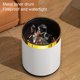 thumbnail image 3 of Cubo de Basura Bewildely para Baño y Cocina Acero Inoxidable Gris 10L/Anillo de Oro, 3 of 6