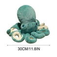 thumbnail image 3 of Darzheoy Stuffed Octopus Plush Toy Octopus Plush Doll Cute Big Eyes Octopus Stuffed Animals Soft Stuffed Marine Animals Plush Pillow for Kids Gift Small 11.8inch, 3 of 4