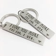 thumbnail image 5 of UDIYO I LOVE YOU MORE THE END Letter Strip Keychain Key Ring Holder Lovers Gift Decor, 5 of 6