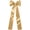 Gold, variant on Trilenars Christmas Tree Topper Bow - Classic Gold Ribbon Bow for Xmas Tree Decor,Fireplace,Staircase Decorations,23.62 x 62.99(inches),Gold