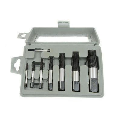 8 Piece Screw Bolt Extracting Extractor Puller Tool Bit Kit Easy Out Easyout (Best Easy Out Extractor)