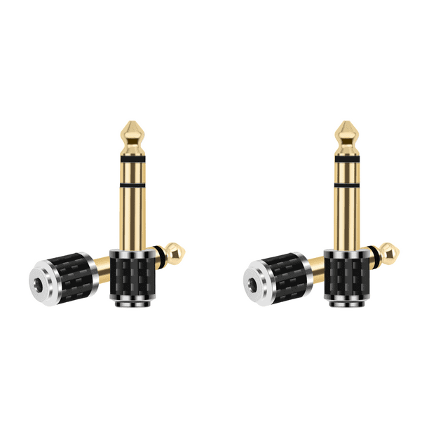 Acoplador TRS/TS De 1/4 Pulgadas, Conector De Audio Hembra A Hembra, Adaptador De Conector