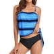 thumbnail image 4 of Traje de Baño Mujer Trajes de Baño Bandeau de Dos Piezas Para Mujer, Corte Holgado, Camiseta Sin Mangas Con Pantalones Cortos, Cómodo Conjunto de Baño Para Adolescentes., 4 of 7