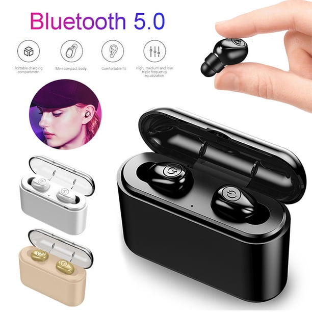 Gwong Electrónica X8s True Wireless Bluetooth Compatible con los auriculares de los oídos con 1200mAh / 2200mAh