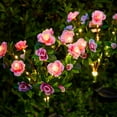 thumbnail image 4 of 1 Solar Azalea Lantern Power Flower Lights Led Outdoor Garden Yard Stake Lamp Decor, 4 of 5