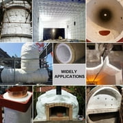 Ceramic Fiber Blanket Insulation 2600F, 1x 15.7x 24 Baffle Fire Blanket for Stoves, Furnace, Kilns, Fire Bricks, Boilers, Kilns, Blacksmithing
