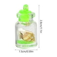 thumbnail image 3 of Elainilye Acrylic Drift Bottle Night Light, Conch Wishing Bottle Keychain, Portable Travel Pendant for Luggage, Gifts, or Bedroom Ambiance, 3 of 6