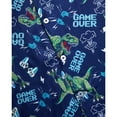 thumbnail image 3 of Quad Seven Boys Pajama Set Breathable Button Down Sleep Shirt and Pajama Shorts Sleepwear Set 2 Piece, 3 of 7
