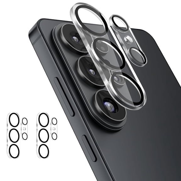Dteck 2 Pack Camere Lens Protector for Samsung Galaxy S26 Ultra, Temepred Glass Lens Cover, Anti-Scratch Case Friendly,Clear