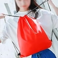 thumbnail image 4 of Mochila con Cordón Mochila Adecuada para Gimnasio, Almacenamiento y Viajes Bolsa con Cordón para Deportes de Maratón Color Naranja, 4 of 5