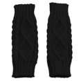 thumbnail image 2 of Guantes largos sin dedos de punto grueso para mujer, manopla de invierno para muñeca y brazo, 2 of 3
