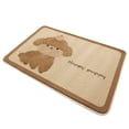 thumbnail image 2 of Alfombra absorbente de baño para patrón de cachorro puerta de baño resistente a la herencia, 2 of 11