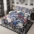 thumbnail image 3 of Manfei Bohemian Elephant Quilt Full 3-Piece,Spring Garden Full Bedspread Sets,1 Coverlet and 2 Pillowcases, 3 of 7