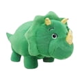 thumbnail image 4 of Lindo animal de peluche Triceratops, dinosaurio de peluche para adultos, regalos para niños y familias, 4 of 9