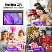 PUTECCH Tablet 10 inch, Android 14 Tablet, 32GB ROM 1TB Expand Computer Tablets, Quad Core Processor 6000mAh Battery, 1280x800 IPS Touch Screen, 2+2MP Dual HD Camera, Bluetooth Wifi Tablet PC,Gray