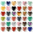 thumbnail image 1 of 36 Piezas de Piedra de CorazóN, Piedra de PreocupacióN, CorazóN, , Piedra Curativa, Cristal A Granel, 0,8 Pulgadas, 20 Mm, Surtido, Mini Piedra Tallada de Amor, 1 of 7