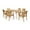 Teak, variant on GDF Studio Fairgreen Outdoor Acacia Wood 7 Piece Dining Set, Teak