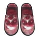 thumbnail image 1 of Fotbe Surreal Pink Headphones Pantuflas Peludas para Mujer con Estampado, Zapatillas de Peluche, Zapatos de Invierno para Casa, Uso Interior y Exterior-Medium, 1 of 8