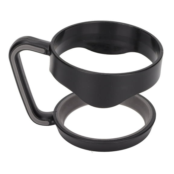 Upgrade Anti-Slip Tumbler Handle Travel Mug Holder Simple Modern Travel Water Coffee Mug Holder Black