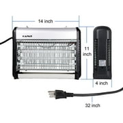 Mosquito Killer, Kapas Electric Mosquito Zapper Indoor Night Lamp, Mosquito Control, Mosquito Trap, Bug Zapper, Insect Zapper, Ideal for Indoor Home&Commercial Use 20W Bulbs (1 PACK)