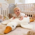 thumbnail image 3 of Chanana Large Goose Plush - 35.4" Soft Goose Stuffed Animal Hugging Pillow with Rotund Belly,Safety Nursery Decor & Sensory Comfort Toy,Cuddle Companion for Kids, 3 of 9