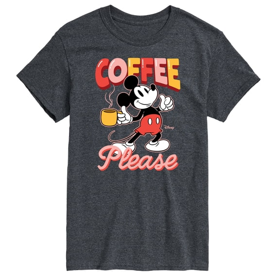 Disney - Coffee Please - Men's Short Sleeve Graphic T-Shirt