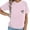 Pink, variant on Feeding Shirts Women Nursing Tops Causal Distressed Mama Shirt Cute Graphic Tees Friendly Zip Maternity Breastfeeding Tops Pink, Size L