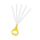 thumbnail image 3 of Varitas de burbujas, máquina para hacer burbujas, regalo de cumpleaños, 40 agujeros, recuerdos de fiesta, suministros portátiles Amarillo, 3 of 9