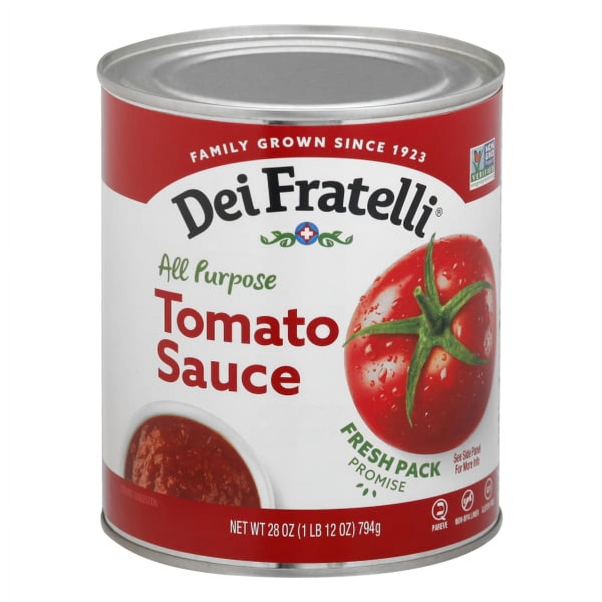 (5 pack) Hirzel Canning & Farms Dei Fratelli Tomato Sauce, 28 oz