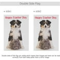 thumbnail image 3 of SKYSONIC Australian Shepherd Puupy Sitting with Rabbit Double-Sided Printed Garden House Sports Flag-12x18(in)-Polyester Decorative Flags for Courtyard Garden Flowerpot, 3 of 6
