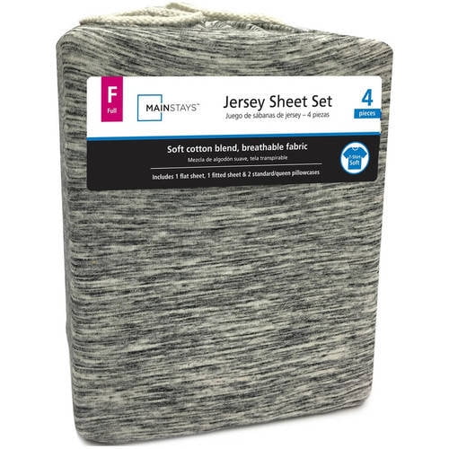 jersey bed sheets walmart