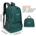 thumbnail image 5 of G4Free 40L Lightweight Packable Hiking Backpack, Waterproof Travel Daypack, 5 of 10