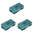 thumbnail image 1 of Caja Almacenamiento Piezas Pequeñas Doble Cara Herramientas Plástico para Hardware() Verde, 1 of 5